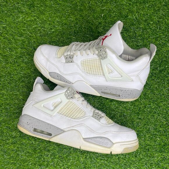 Air Jordan 4 Retro White Oreo Size Men’s 12 - Picture 1 of 6
